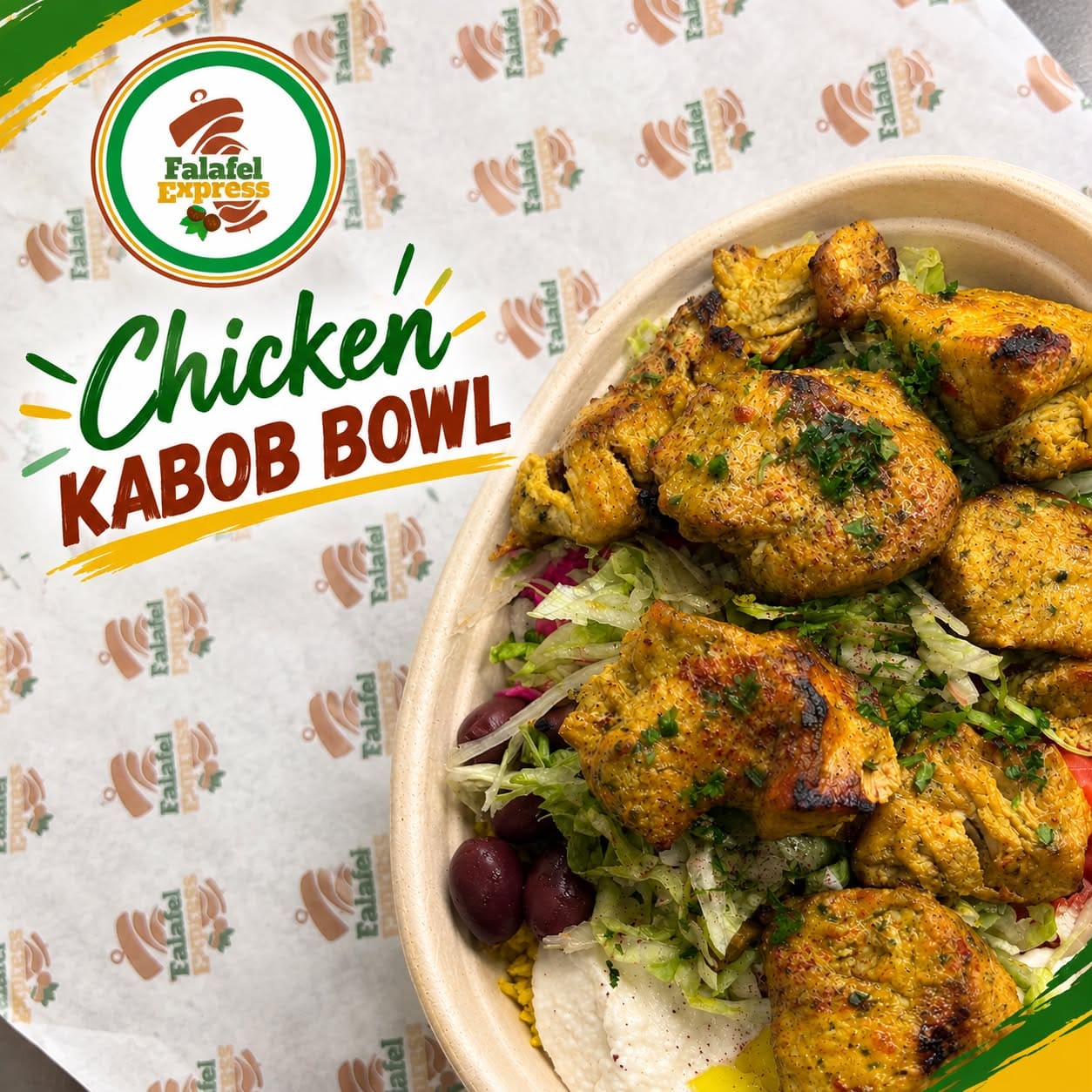 Chicken Kabob Bowl
