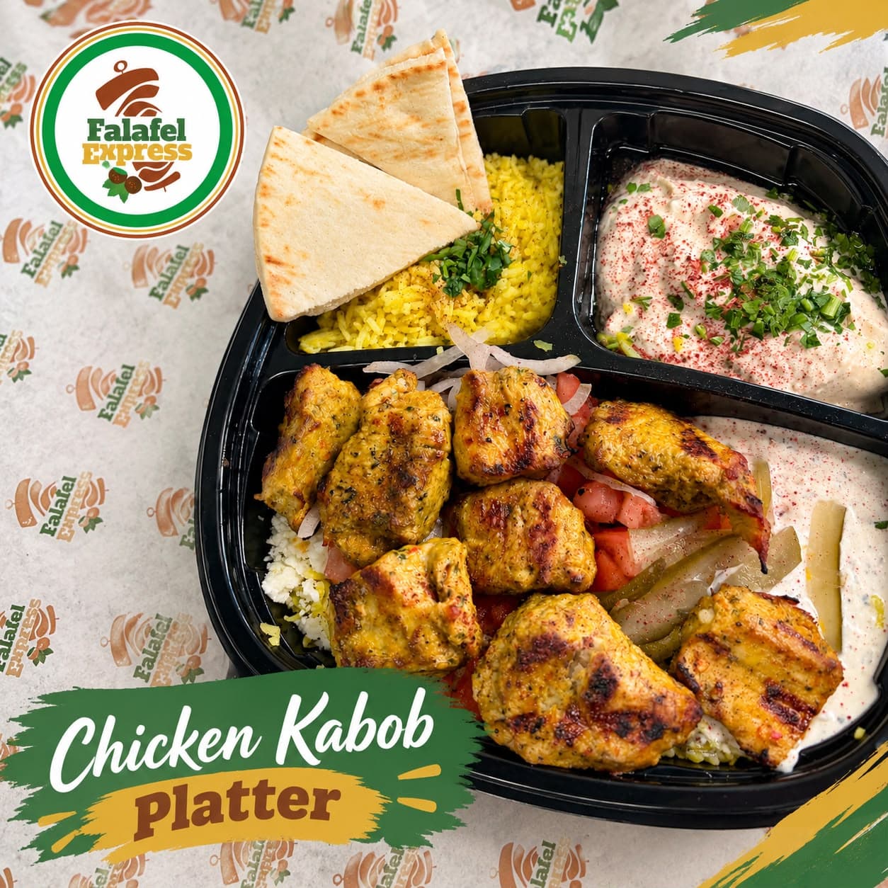 Chicken Kabob Platter